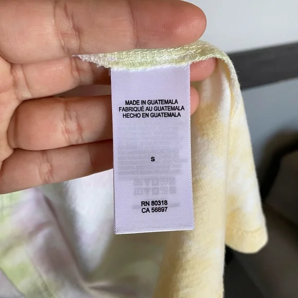 LUCKY BRAND womans graphic T-short sleeve tie dye size small NWT - Picture 9 of 11